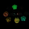 UV Plating Opaque Acrylic Beads MACR-K351-01-4