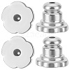 12Pcs Brass Ear Nuts KK-BBC0016-30P-1