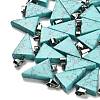 Synthetic Turquoise Pendants G-B127-04P-03-1