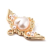 Plastic Imitation Pearl Pendants FIND-I017-06G-3