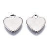 201 Stainless Steel Charms STAS-R116-012D-P-3