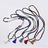 Natural Gemstone Beads Necklaces NJEW-F147-B-1