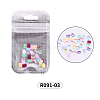 30Pcs 6 Colors Glass Rhinestone Cabochons MRMJ-R091-03-2