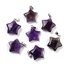 Natural Amethyst Pendants G-I319-01P-09-1