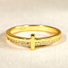 Alloy Rhinestone Plain Band Rings PW-WGCCD43-01-1