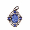 Retro Hollow Natural Lapis Lazuli Pendants PW-WG7B8C5-03-1