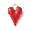 Brass Enamel Pendants KK-D336-08G-03-1