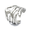 304 Stainless Steel Cuff Rings RJEW-M019-44P-1