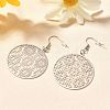 304 Stainless Steel Dangle Earrings EJEW-R015-01P-02-1