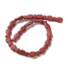 Fish Dyed Natural Lava Rock Beads Strands G-O126-01A-09-2