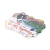 Christmas Cat Shape Acrylic Pendant Decoration HJEW-E007-01G-09-5