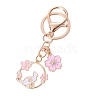 Alloy Enamel Pendants Keychain KEYC-PW0002-102A-3