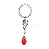 Bat Alloy & Glass Keychain KEYC-JKC00856-02-1