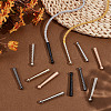 12Pcs 6 Colors Alloy Cord Ends FIND-HY0004-72-3