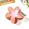 Plastic Flower Claw Hair Clips PW-WG61060-06-1