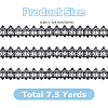 7.5Yards Polyester Lace Ribbon OCOR-DR0001-33B-2