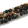 Natural Picasso Stone/Picasso Jasper Bead Strands G-F465-09A-1