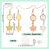 304 Stainless Stee Dangle Earring Findings EJEW-GA00003-2