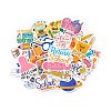 School Theme Waterproof Self Adhesive Paper Stickers DIY-F108-06-1