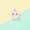 DIY Translucent Resin Pig Mobile Phone Strap Making Kits DIY-YW0011-16A-1