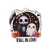 Halloween Theme Opaque Printed Acrylic Pendants SACR-S034-05A-1