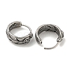 316 Surgical Stainless Steel Hoop Earrings EJEW-D096-12AS-09-2