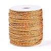 100M Segment Dyed Round Nylon & PET & Polyester Metallic Braided Cord OCOR-N009-01D-1