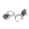 316 Surgical Stainless Steel Hoop Earrings EJEW-P274-11AS-2