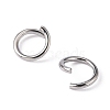 Tarnish Resistant 304 Stainless Steel Jump Rings STAS-R049-7x1mm-3