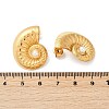 304 Stainless Steel Shell Pearl Stud Earrings EJEW-G423-22G-5