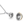 Titanium Steel Pendant Necklaces PW-WG64110-01-4