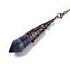 Natural Fluorite Pointed Dowsing Pendulum Big Pendants G-H285-06R-A30-3