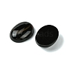 Natural Black Agate Cabochons G-L601-03B-02-2