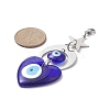 Handmade Evil Eye Lampwork Pendants Decorations HJEW-JM01008-03-3