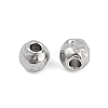 Anti-Tarnish Textured 316 Surgical Stainless Steel Beads STAS-M106-01C-P-3