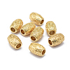 Rack Plating Brass European Beads KK-O125-06G-1