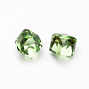 Faceted Cube Glass Cabochons GGLA-L007C-05-1