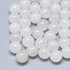 Natural White Jade Beads X-G-T122-25A-10-1