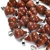 Synthetic Goldstone Pendants G-B127-03P-09-1