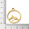 201 Stainless Steel Pendants LS-STAS-D041-17G-3