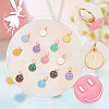 52Pcs 13 Colors Alloy Enamel Charms PALLOY-AB00179-3