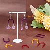 CHGCRAFT 48Pcs 6 Style Transparent Acrylic Chandelier Component Links TACR-CA0001-15-5