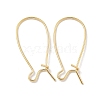 Brass Hoop Earring Findings KK-H503-24G-1