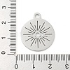 Non-Tarnish 304 Stainless Steel Pendants STAS-B056-26P-05-3