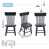Mini Wood Chairs AJEW-WH0041-76C-6