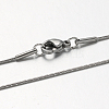 304 Stainless Steel Snake Chains Necklaces STAS-F094-23-3