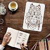 Large Plastic Reusable Drawing Painting Stencils Templates DIY-WH0202-483-3