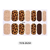 Fruit Floral Leopard Print Full Wrap Nail Polish Stickers MRMJ-T078-ZA254-2