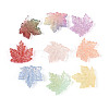 Baking Paint Transparent Glass Pendants DGLA-N014-11-1
