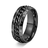 Rotatable Titanium Steel Finger Ring PW-WG0C89D-21-1